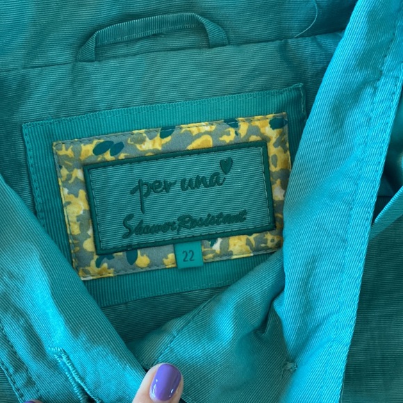 Per una gorgeous NWOT women’s XL spring rain coat - Picture 2 of 6